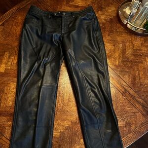 We The Free Black Vegan Leather Pants